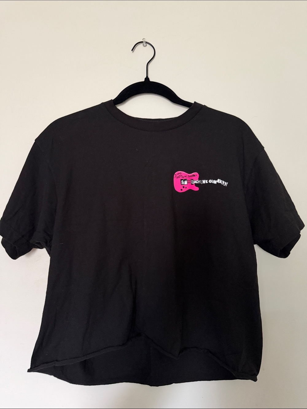 Black Short-Sleeve Machine Gun Kelly Tickets To My Downfall Tee with Graphic